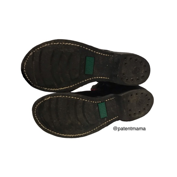 WOMENS VINTAGE CAROLINA REAL LEATHER LOGGER WORK BOOTS WITH A TOUCH OF GLAM - Picture 10 of 13